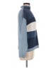 Chaps Color Block Blue Pullover Sweater Size M - photo 4