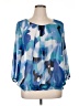 East5th Blue 3/4 Sleeve Blouse Size XL - photo 1