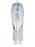Hollister Hearts Blue Jeans Size 7 - photo 1