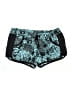 Columbia 100% Polyester Print Teal Athletic Shorts Size XL - photo 1
