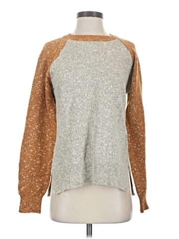 Hem & Thread Pullover Sweater (view 1)