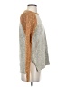 Hem & Thread Metallic Silver Pullover Sweater Size S - photo 4