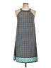 Max Studio Print Gray Casual Dress Size L - photo 1
