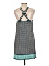 Max Studio Print Gray Casual Dress Size L - photo 2