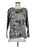 Nally & Millie Camo Gray Pullover Sweater Size M - photo 1