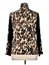 Laura Ashley Animal Print Gold Jacket Size 1X - photo 2