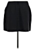 Topshop 100% Polyester Solid Black Casual Skirt Size 8 - photo 2
