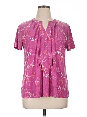 Croft & Barrow Short Sleeve Blouse (view 1)