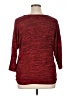 Erika Red Pullover Sweater Size XL - photo 2