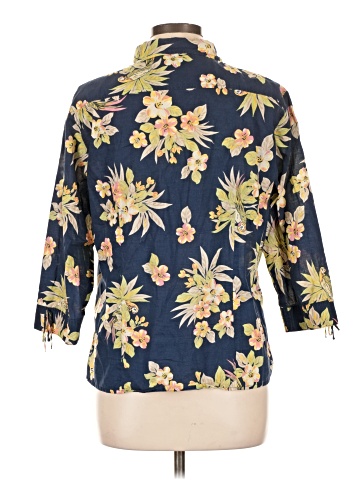 Cappagallo 3/4 Sleeve Button-Down Shirt (view 2)