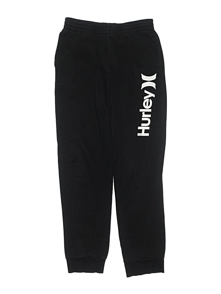 Pre-owned Hurley Kids' Sweatpants In Black