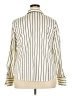 Alfani Stripes Ivory Long Sleeve Button-Down Shirt Size 20 - photo 2