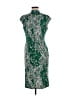 Per Una 100% Polyester Print Green Cocktail Dress Size UK 10 / US 6 - photo 2