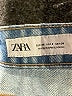Zara 100% Cotton Blue Denim Shorts Size 8 - photo 3
