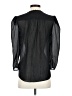 L'Agence 100% Polyester Black 3/4 Sleeve Blouse Size XS - photo 2