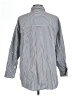 Gloria Vanderbilt Stripes Gray Long Sleeve Button-Down Shirt Size L - photo 2