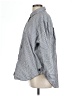 Gloria Vanderbilt Stripes Gray Long Sleeve Button-Down Shirt Size L - photo 5