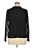 Adrienne Vittadini Polka Dots Black Long Sleeve Blouse Size XL - photo 1