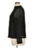 Adrienne Vittadini Polka Dots Black Long Sleeve Blouse Size XL - photo 5