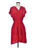 Halogen 100% Polyester Solid Red Casual Dress Size S - photo 1