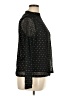 Adrienne Vittadini Polka Dots Black Long Sleeve Blouse Size XL - photo 4