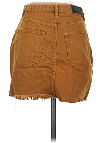NEON BLONDE Denim Skirt (view 2)