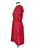 Halogen 100% Polyester Solid Red Casual Dress Size S - photo 5