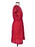 Halogen 100% Polyester Solid Red Casual Dress Size S - photo 4