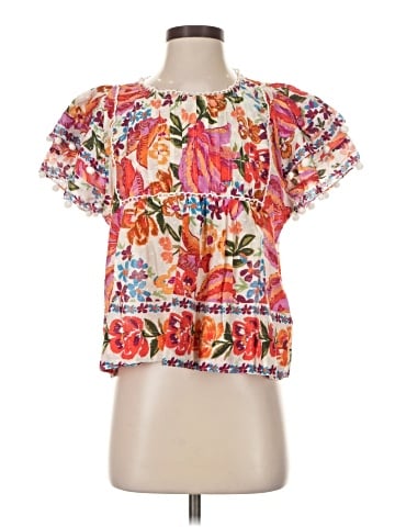 FARM Rio Short Sleeve Blouse (view 1)