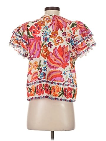 FARM Rio Short Sleeve Blouse (view 2)
