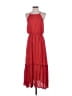 THML Solid Red Casual Dress Size S - photo 1