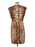 MICHAEL Michael Kors Animal Print Brown Casual Dress Size 12 - photo 2