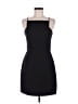 Minuet Solid Black Cocktail Dress Size L - photo 1