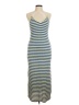 Double Zero Stripes Blue Casual Dress Size M - photo 1