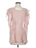 Torrid 100% Polyester Pink Short Sleeve Blouse Size (00) - photo 1