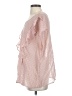 Torrid 100% Polyester Pink Short Sleeve Blouse Size (00) - photo 5