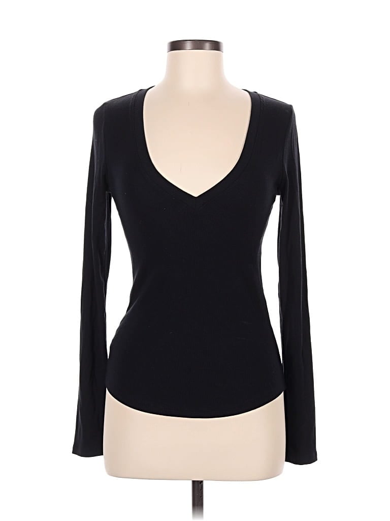 Pre-owned Wilfred Free Long Sleeve T-shirt In Black