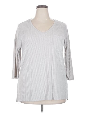 a.n.a. A New Approach 3/4 Sleeve Top (view 1)