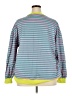 Unbranded Stripes Blue Pullover Sweater Size XXL - photo 2