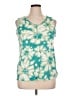 Basic Editions 100% Cotton Teal Tank Top Size XL - photo 1