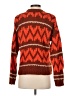 The Great. Chevron-herringbone Red Pullover Sweater Size XS (0) - photo 2