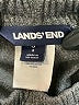 Lands' End 100% Polyester Chevron-herringbone Gray Casual Pants Size 8 - photo 3
