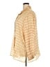 Notations 100% Polyester Polka Dots Gold 3/4 Sleeve Blouse Size 2X - photo 5