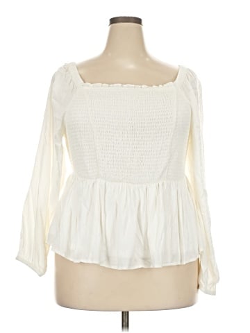 Torrid 3/4 Sleeve Blouse (view 1)
