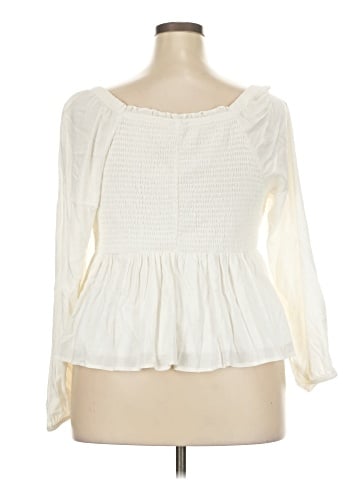 Torrid 3/4 Sleeve Blouse (view 2)