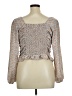 H&M 100% Polyester Gray 3/4 Sleeve Blouse Size XL - photo 2