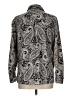 Studio Works Paisley Silver Long Sleeve Blouse Size L - photo 2