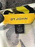 St. John Animal Print Yellow 3/4 Sleeve T-Shirt Size XL - photo 7
