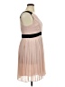 Elle 100% Polyester Tan Cocktail Dress Size 14 - photo 4