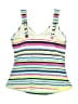 Croft & Barrow 100% Polyester Stripes Blue Swimsuit Top Size 14D - photo 2